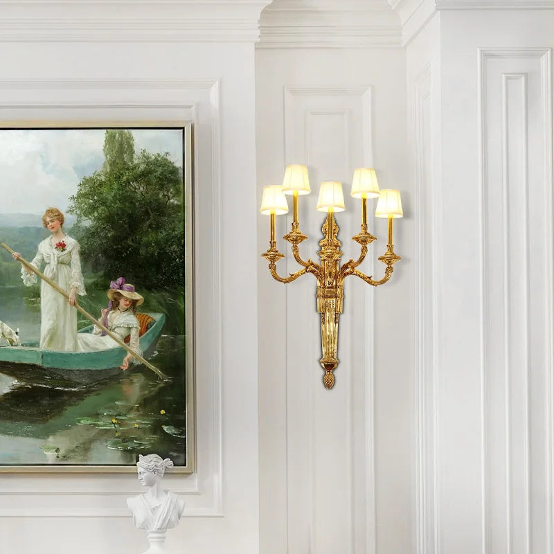 Applique murale cuivre Rococo Chic