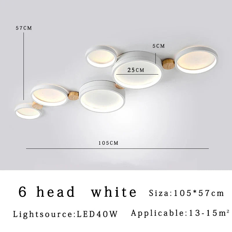 Plafonnier LED Scandinave Chic
