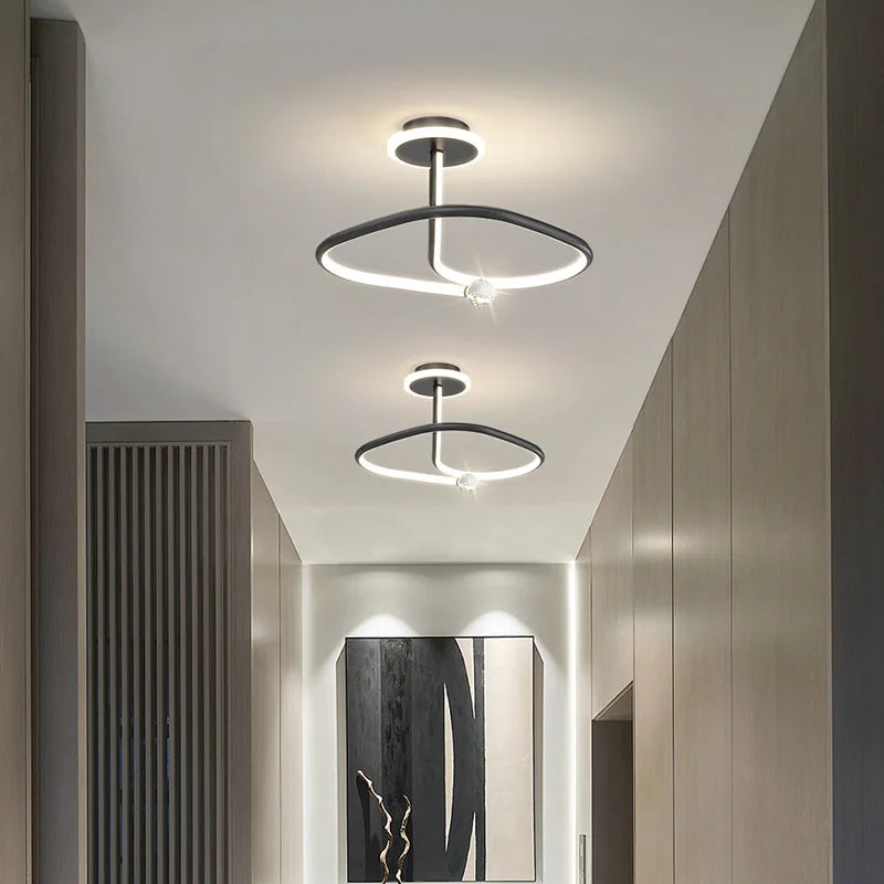 Plafonnier Rond Cristal LED