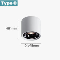 Spot détecteur de mouvement LED 12W - Surface monté - Anti-éblouissement - Smart - Escalier, Chambre, Maison