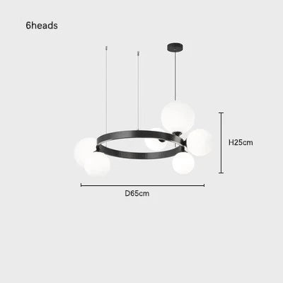 Lustre design rond - Collection Luxe Nordique, Mariage du Minimalisme Moderne