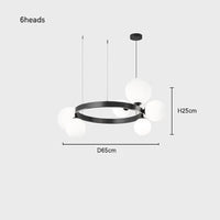 Lustre design rond - Collection Luxe Nordique, Mariage du Minimalisme Moderne