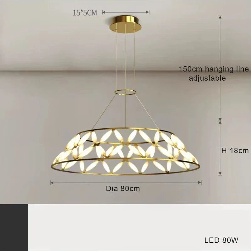 Plafonnier LED Minimaliste Moderne avec Abat-Jour Fantaisie: Style Durable