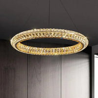 Lustre de luxe en cristal LED pour hôtel & bar prestige