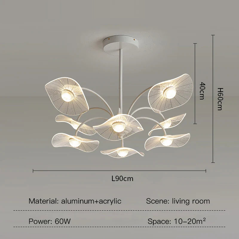 Lustre de salon moderne blanc décor à la maison LED suspendu pour hall chambre Loft salle à manger cuisine