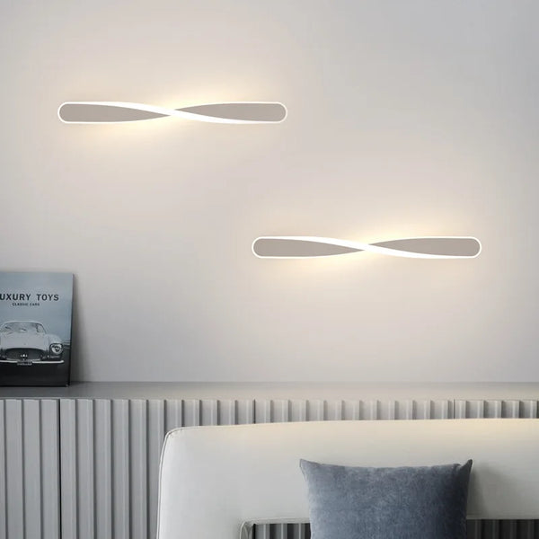 Applique murale LED moderne pour une chambre sophistiquée