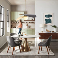 Lampe Suspendue Moderne en Métal et Verre pour Livraison Directe