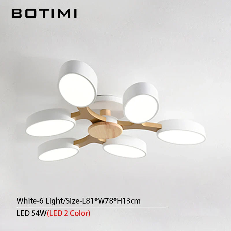 Plafonnier LED "Arbre Gris"