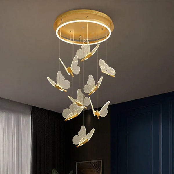 Lustre Papillon LED pour Éclairer vos Espaces