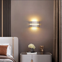Applique murale LED moderne en acier inoxydable étanche pour extérieur - Luminix™