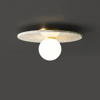 Lampe Plafonnier en marbre nordique pour la décoration intérieure de salon et chambre