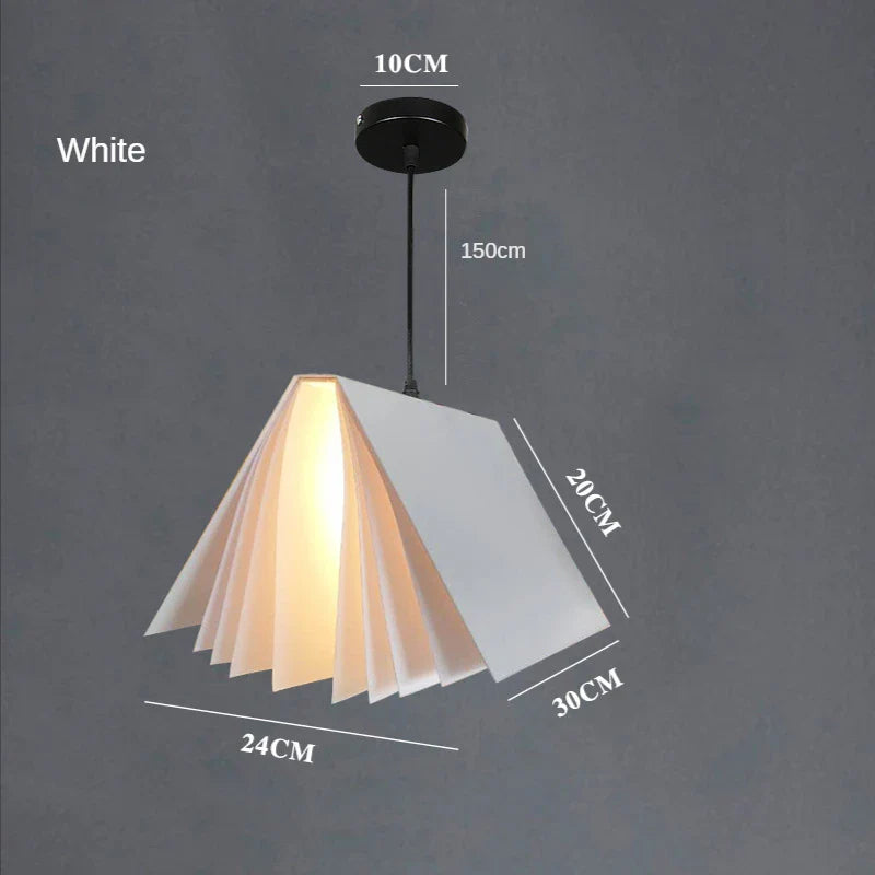 Suspension Lumière Livre Décoration Moderne pour la Salle d'Étude - Boutique Déco Enfants