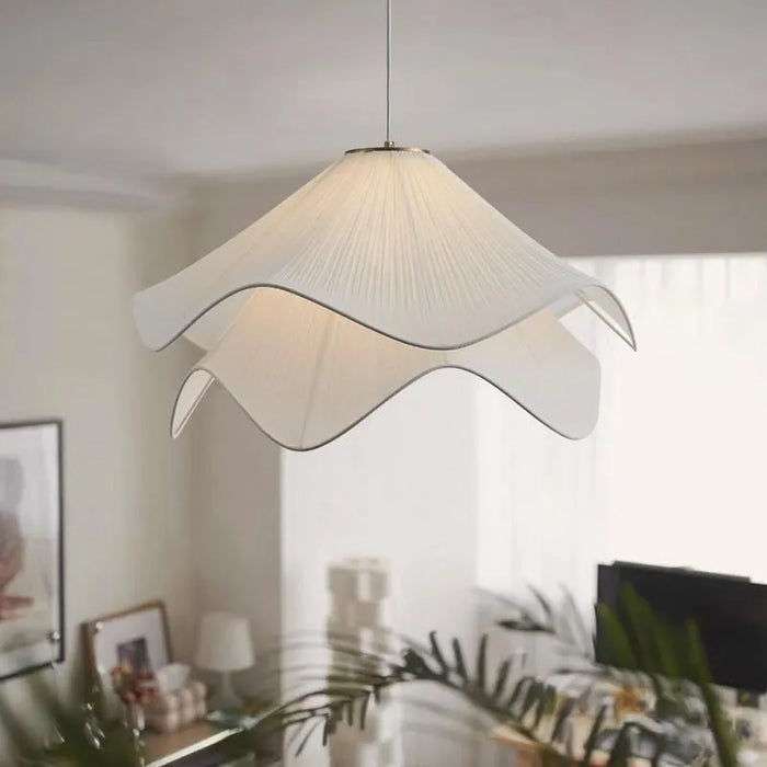 Lustre nordique crème : Confort élégant