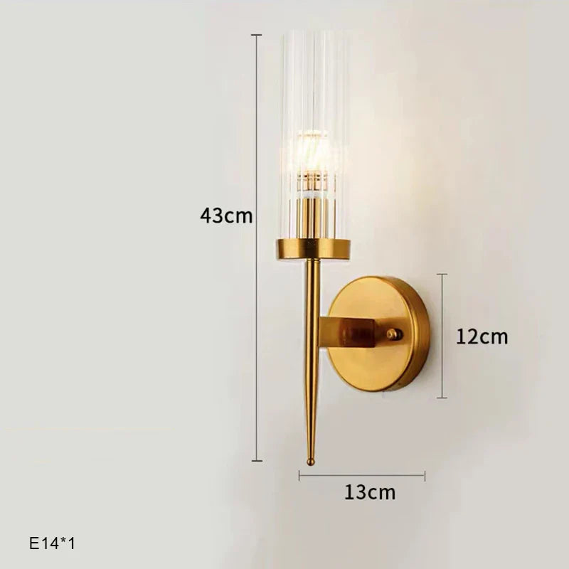 Lustre en laiton et cristal Luxe & Élégance
