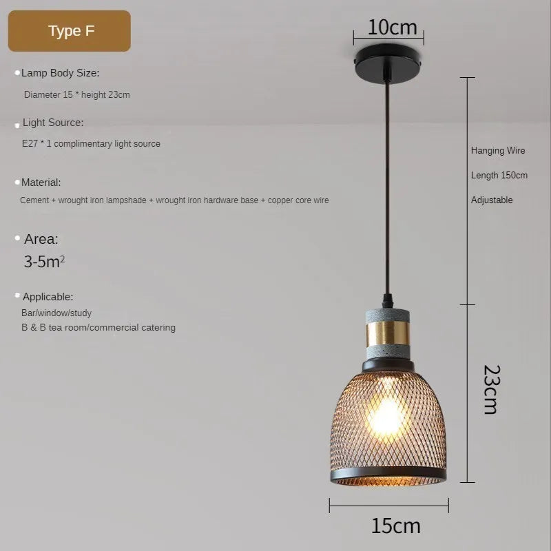 Suspension Loft Industriel en Ciment