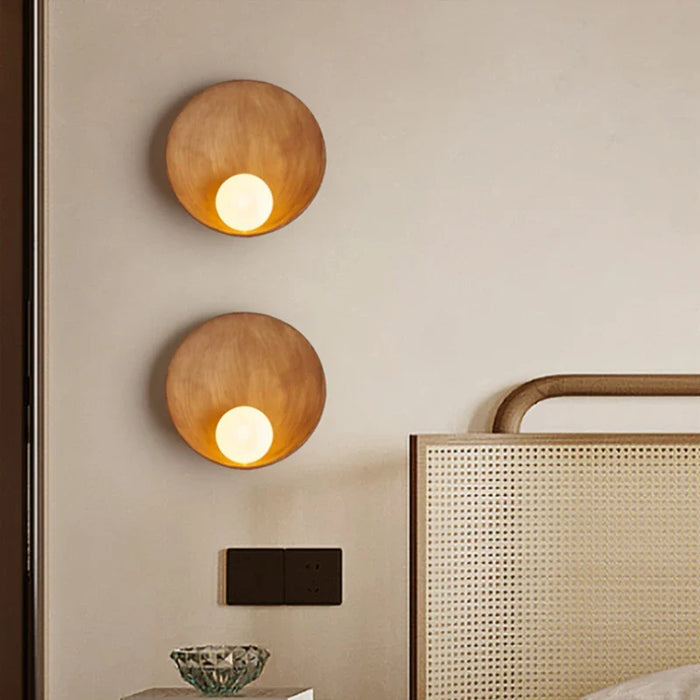 Applique murale ronde en résine pour une décoration maison tendance