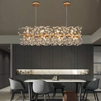 Lustre LED en cristal clair Pissenlit pour Hôtel de Luxe