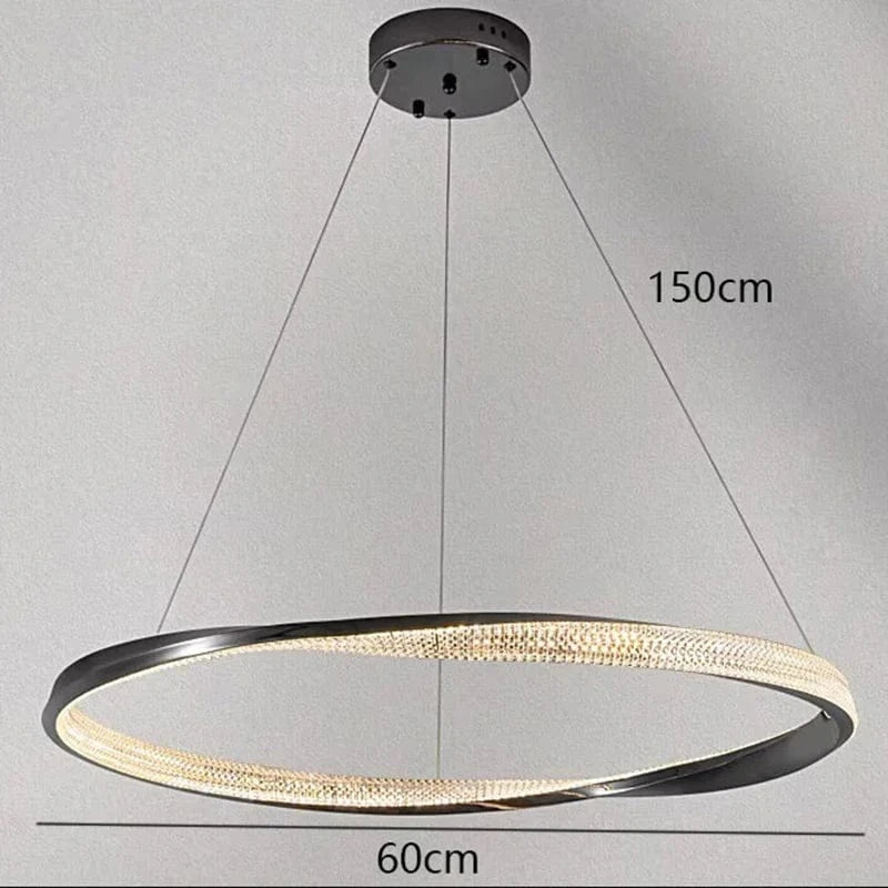 Lustre nordique décoratif : lampes suspendues pour un éclairage intérieur de caractère
