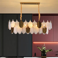 Lustre en Verre LED Design - Suspension Luminaire Acrylique - Élégance Éclairée
