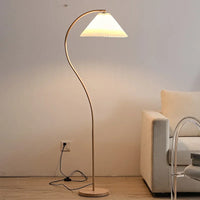Lampadaire rétro plissé moderne minimaliste Led nordique pour salon et chambre