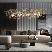 Lustre Nordique en Verre Émaillé : Suspension Luxueuse pour Hôtel, Salon et Chambre