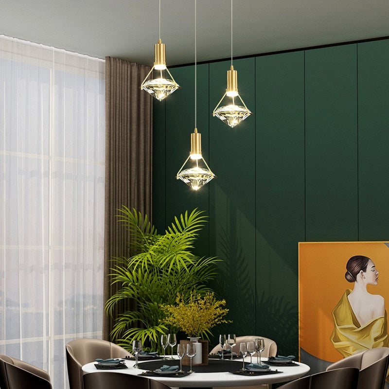 Suspension design LED Savia DiamondLux