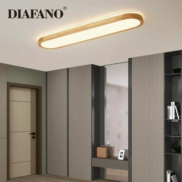 Plafonnier LED Bois Intelligent 2022