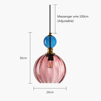 Suspension Bonbon en Verre pour une Déco Lumineuse
