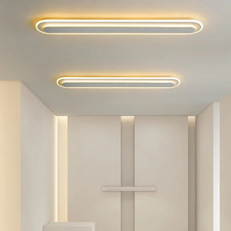 Bande LED pour allée et couloir : Lustres modernes minimalistes pour une entrée nordique créative