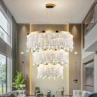 Plafonnier LED Moderne en Cristal - Luminaire Décoratif d'Intérieur