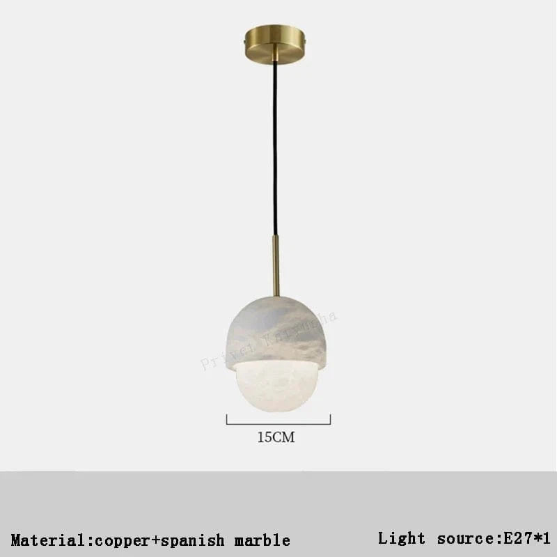 Suspension Design en Marbre Moderne