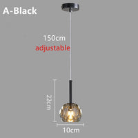 Suspension LED Luxe en Cristal Ansley