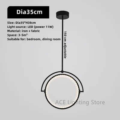 Plafonnier LED Suspendu Nordique Simpliste - Parfait pour Votre Intérieur
