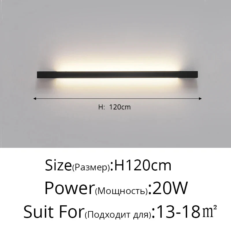 Applique murale LED design minimaliste et créatif