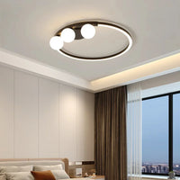 Lustre moderne minimaliste en LED : élégance lumineuse