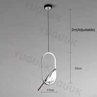 Suspension luminaire Nordique Créatif LED "Luxury Glow"