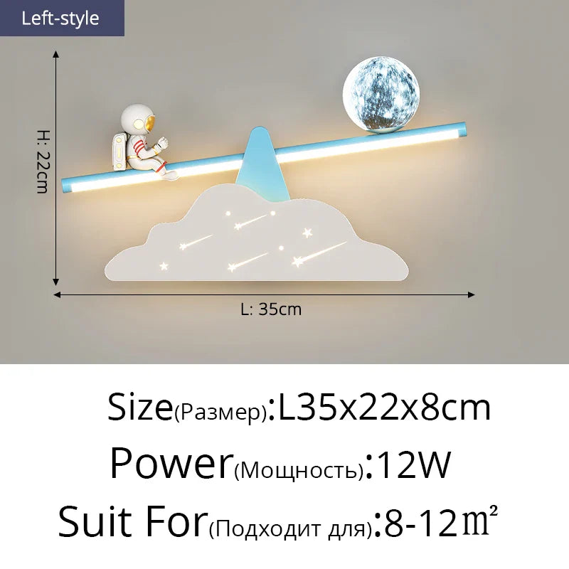 Applique murale premium "Cosmic Glow" pour salon modernes et luxueux