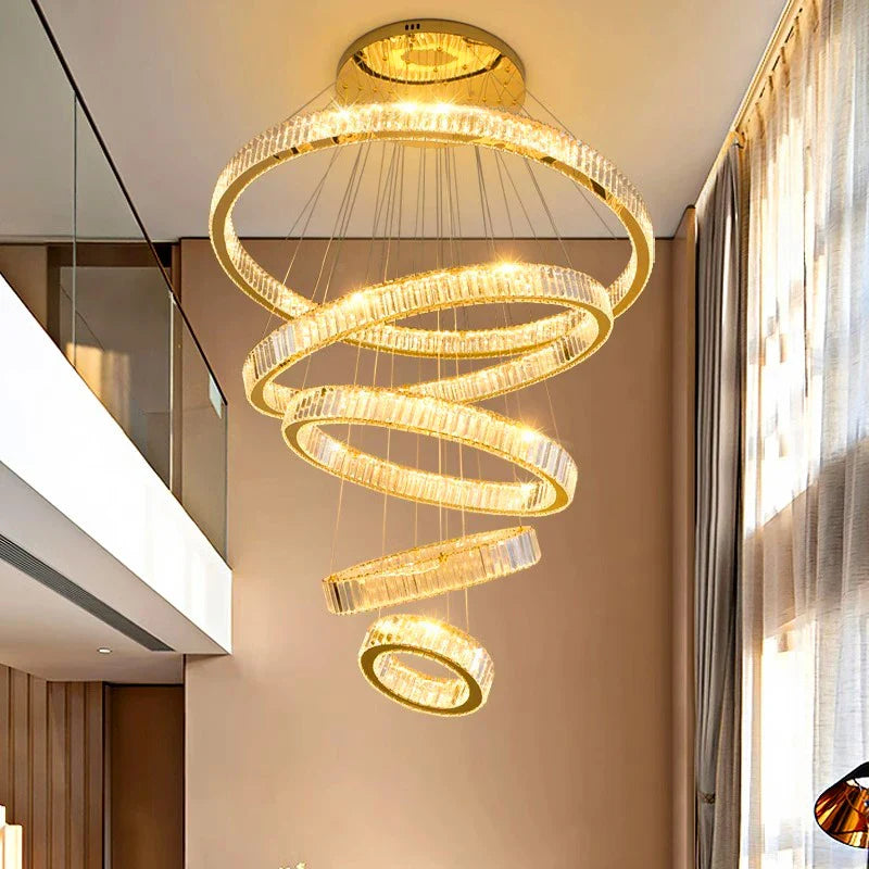 Lustre de Maison Moderne en Cristal de Luxe