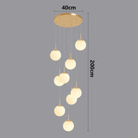 Suspension luminaire nordique pour éclairer l'intérieur de votre escalier.