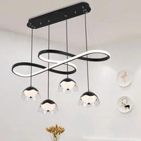 Lustre LED moderne pour éclairage intérieur suspendu