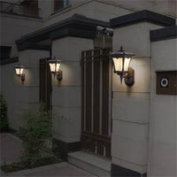 Applique murale solaire extérieur luminaire moderne LED étanche pour Patio, cour, porche, balcon, cour, Villa, allée