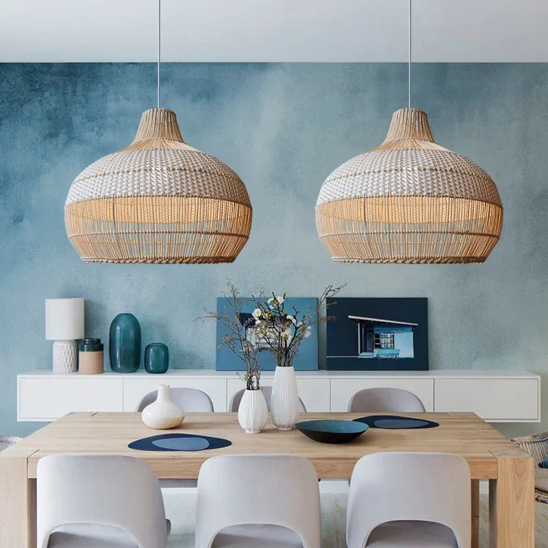 Suspension japonaise en rotin pour une déco créative chez vous