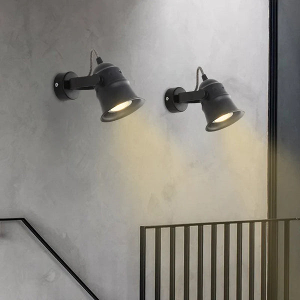 Applique Murale Rétro 2 en 1 en Aluminium avec Éclairage LED - Style Moderne