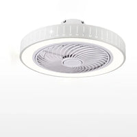 Ventilateur de plafond moderne avec éclairage LED et télécommande intégrée