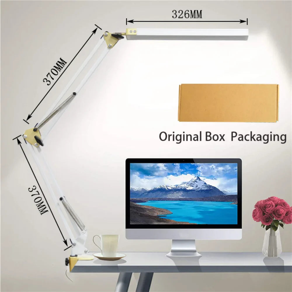 Lampe de bureau LED 10W avec pince