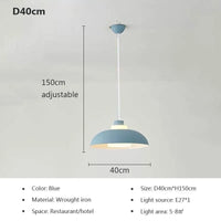 Suspension LED nordique minimaliste à tête unique - Design Scandinave
