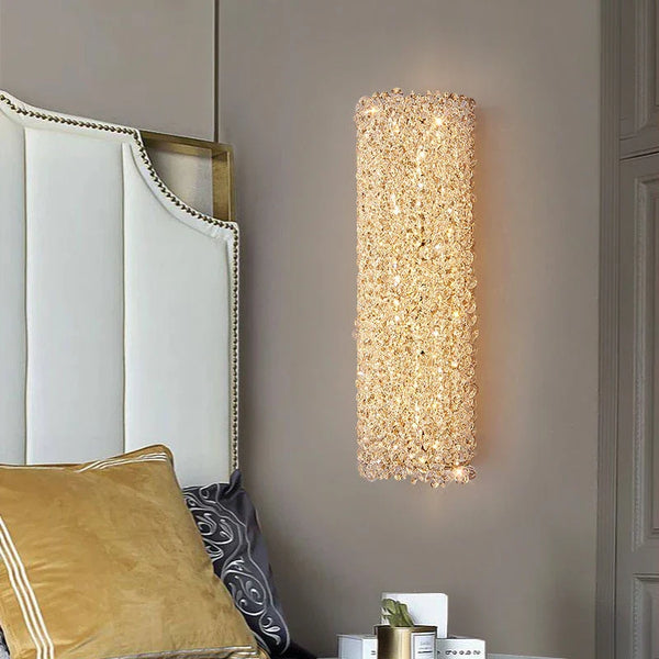 Applique murale en cristal de luxe contemporain