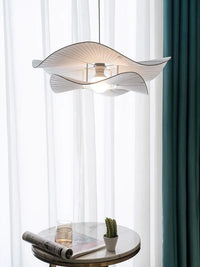 Lustre Nordique en Tissu avec LED pour Décoration Maison - Modèle Fleur