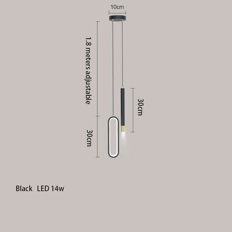 Lustre LED Nordique Minimaliste