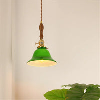 Suspension Loft en Cuivre et Verre Vintage